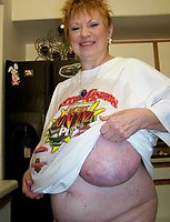 kinky granny showing her monster boobs